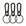 Arma preta, 3pcs