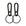 Arma preta, 2pcs