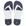 Branco off white azul navy