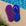 Azul royal, Roxo