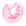 Smiley rosa 1 unidade