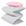 Chevron Cinza - Rosa