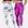 Branco, Roxo