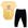 Amarelo com preto