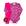 Corações magenta f69