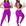 Conjunto feminino fucsia