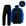 Preto com Azul Royal