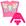 Pink 56, Borboleta rosa f149