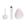 Conjunto branco de 3