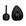 Conjunto preto de 2