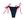Preto com rosa magenta