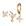 Ouro, Branco, 3pcs