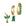 Ouro, Verde, 3pcs