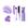 Conjunto roxo