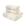 Branco creme com bolinhas