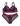 Lingerie preto, Rosa