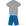 Conjunto cinza com azul