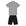 Conjunto cinza com preto