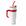 Branco Liso com Vermelho