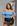 Cropped azul