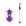 Cubo dianteiro roxo 32h