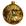 Feliz ano novo bola ouro