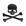 J90-Skull-Black 1PC