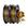2. Preto com Glitter Dourado