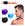 ROXO + PRETO