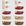 3branco, 3vermelho, 2nude, 2marrom