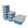 KIT 10 POTES AZUL