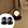 Preto com globo vidro fume