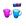 Azul c/ Roxo