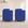 Azul Royal/Bege