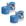 2 rolos 5cmx5m azul