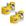 2 rolos 5cmx5m amarelo