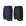 1 azul 1 preto