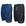 1 azul 1 preto