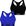 1 preto 1 azul