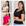 Branco, Pink, Preto