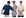 Kit 3 oversized azul, Cinza, Caqui