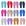 Cores sortidas
