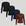 Preto, Preto, Azul, Marrom