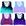 Fit, Azul lilas, Joy, Preto roxo