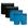 Preto com azul