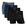 1cinza, 1marinho, 2preto