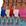 Azul, Branco, Vermelho, Rosa, Pink