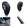 Preto/preto liso/L.pretas
