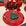 12 VERMELHO MEDALHÃO NATAL-GUARDANAPO VERDE