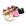Branco, Rosa bale, Preto